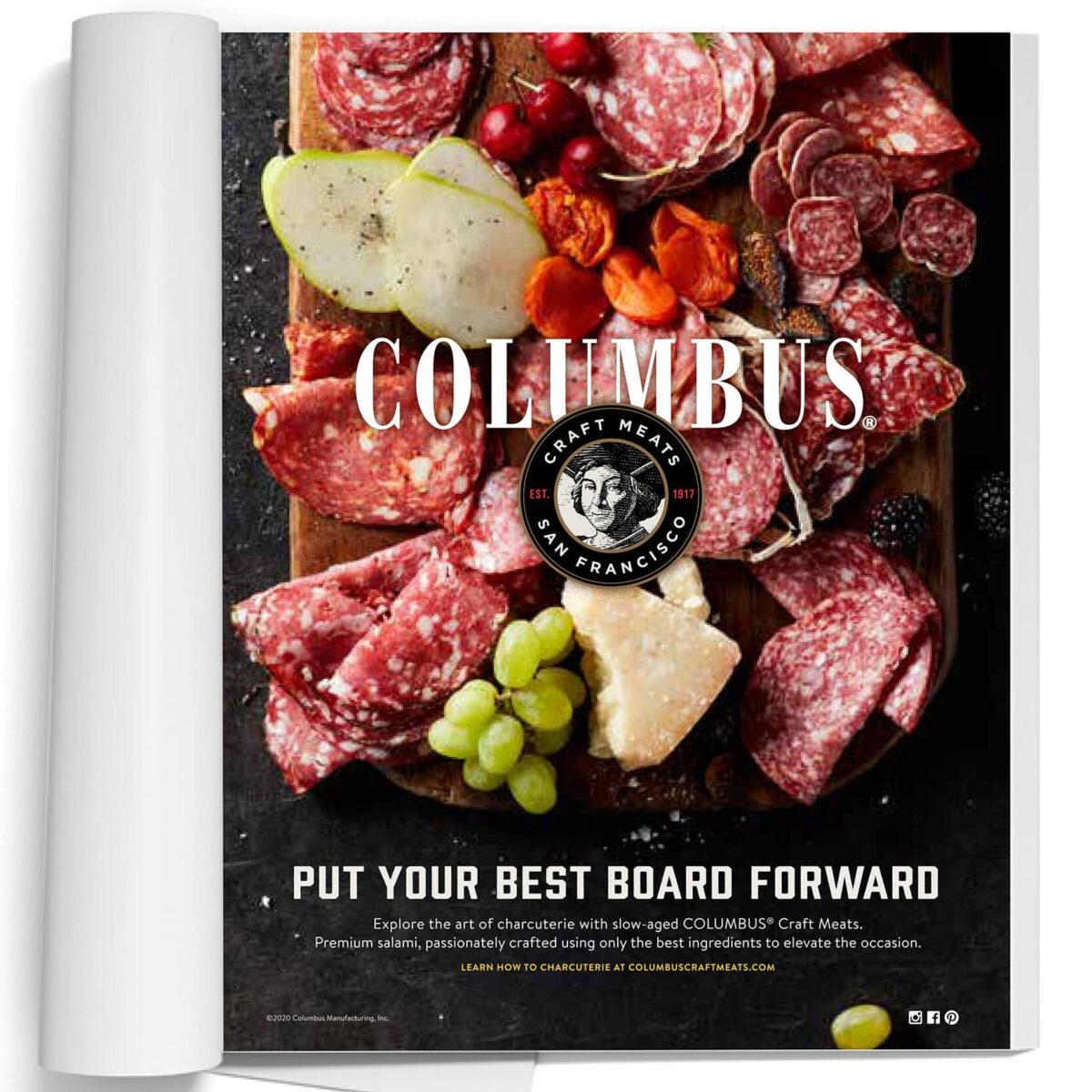 Columbus print ad, Put your best board forward