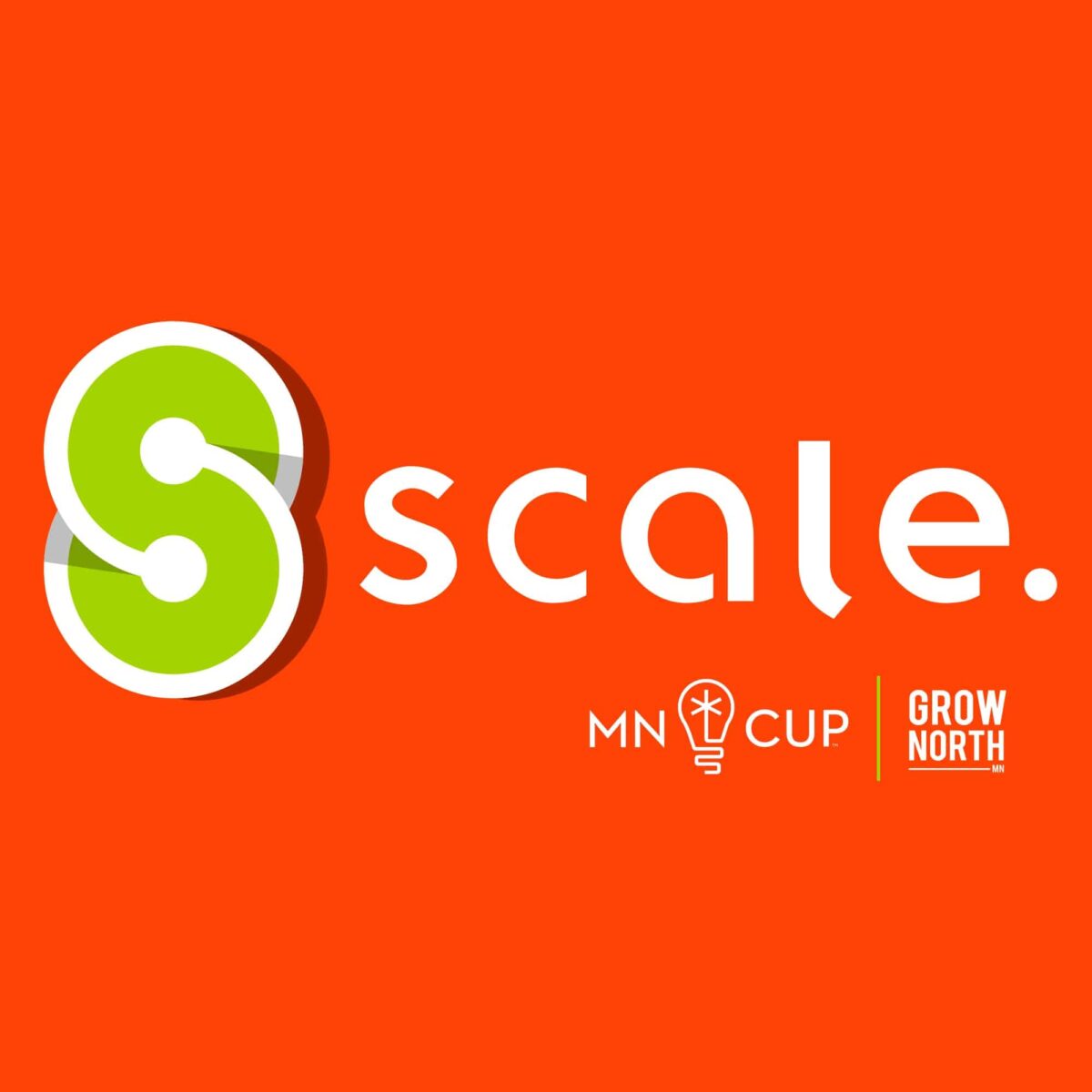 Scale logo on orange