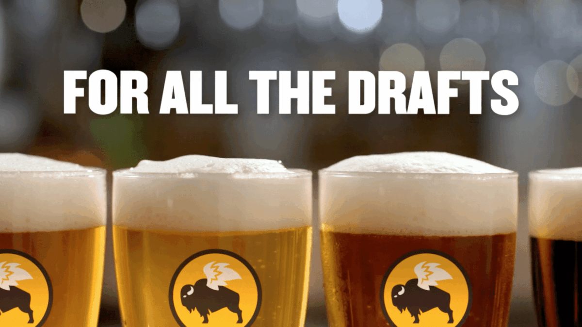 For All the Drafts, Buffalo Wild Wings beer