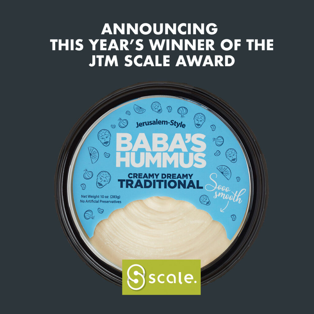 Image that says "announcing this year's winner of the JTM scale award"