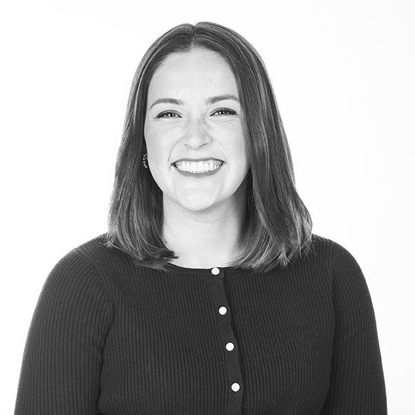 Mackenzie Hunter headshot in black and white