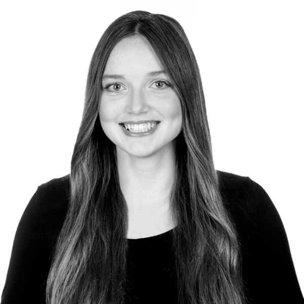 Madison's headshot in black and white