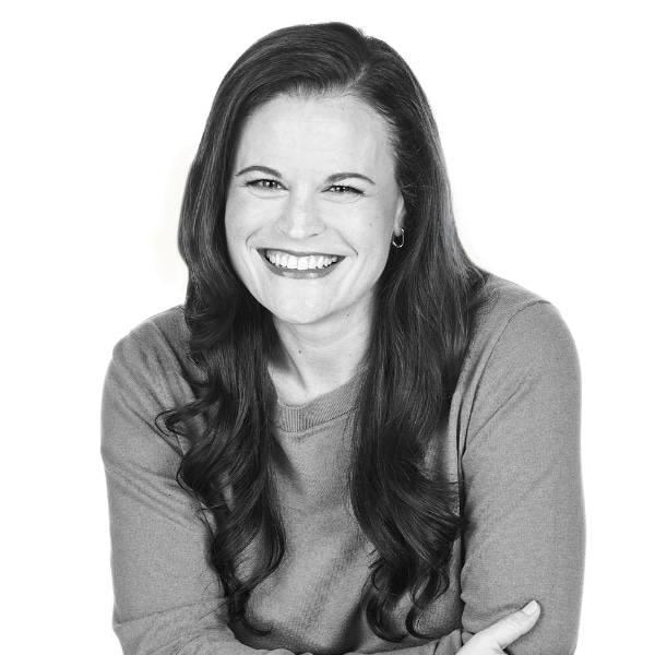 Anna's headshot in black and white