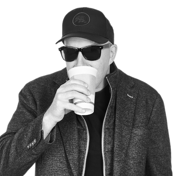Brian's headshot in black & white