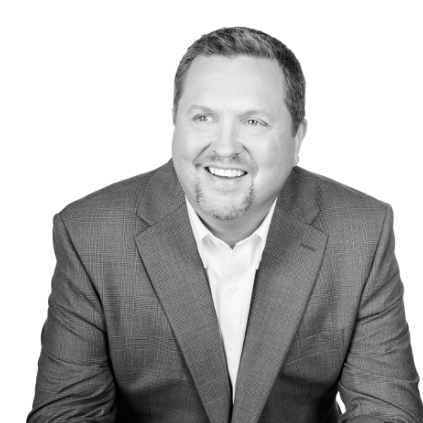 Mike's headshot in black & white